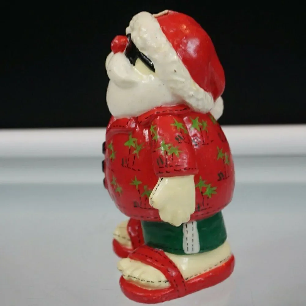 Beach Santa Claus Candle Hawaiian Shirt Sunglasses Flip Flop Sandals 2005